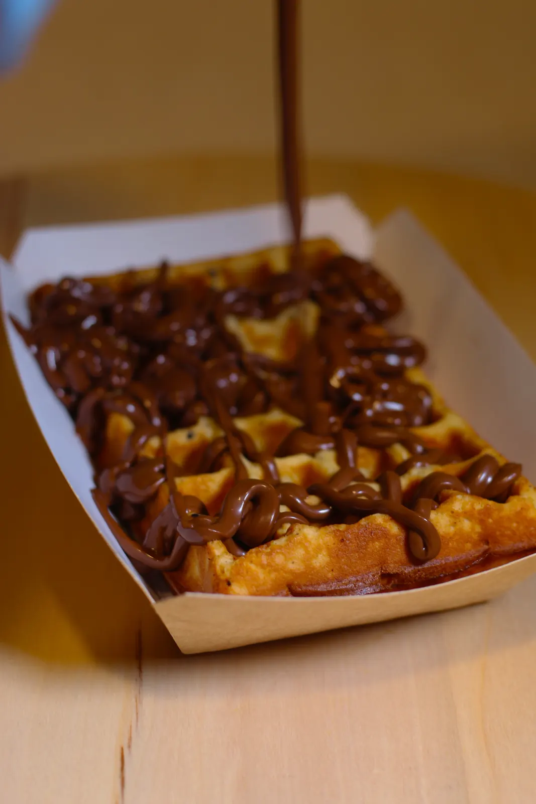 Gofre de Caprice con Nutella